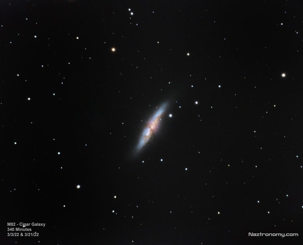 M82 &#8211; The Cigar Galaxy