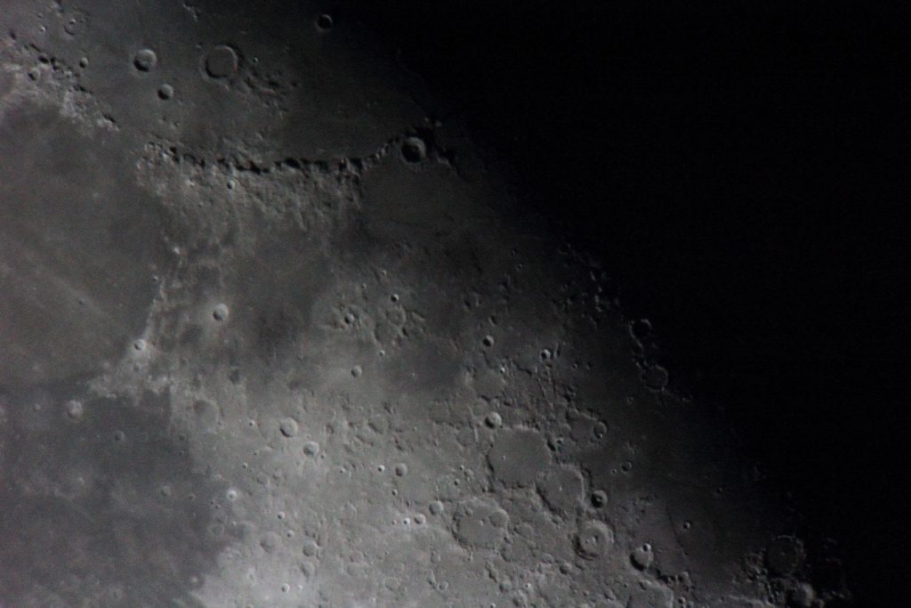 Moon Terminator Close-up