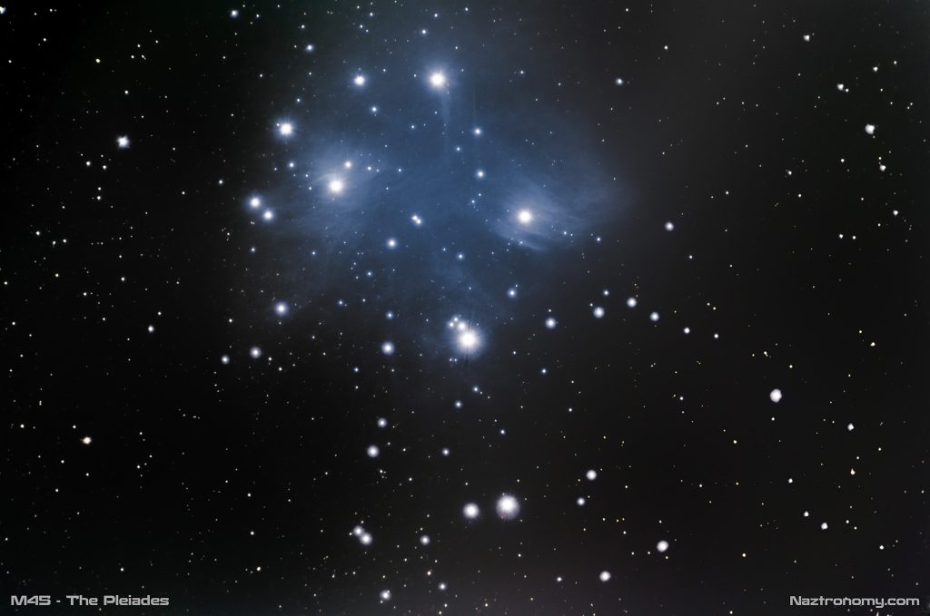 M45 &#8211; The  Pleiades