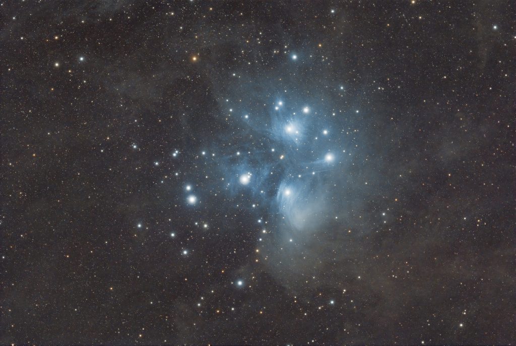50 Minutes of M45 &#8211; The Pleiades